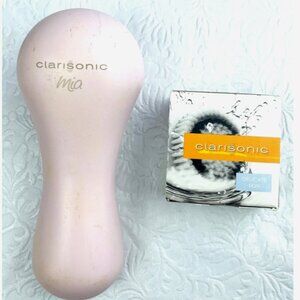 Clarisonic Mia Pink Sonic Facial Cleansing Brush w/ Charger & Head